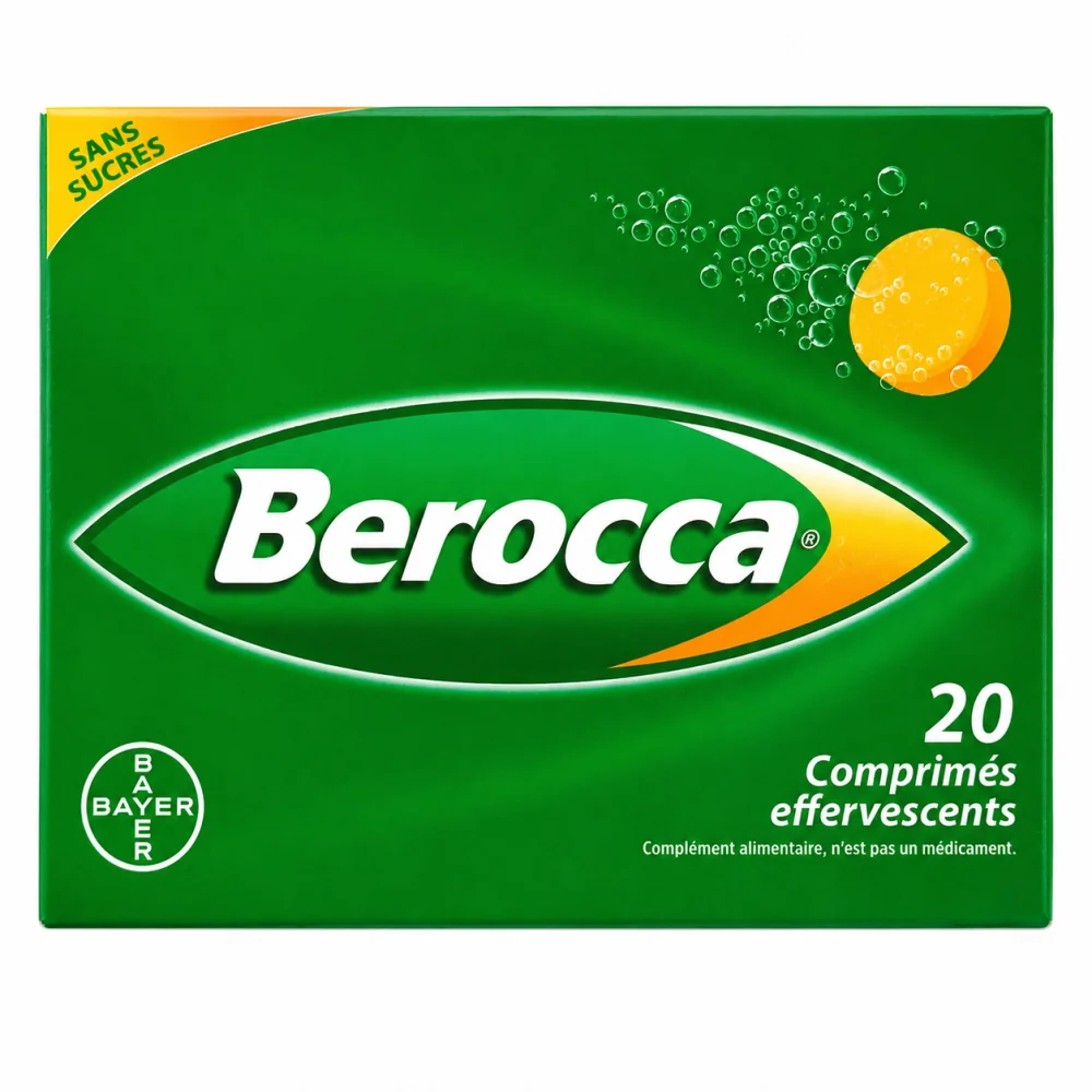 BEROCCA ENERGIE - EFFERVESCENTS 20 COMPRIMES