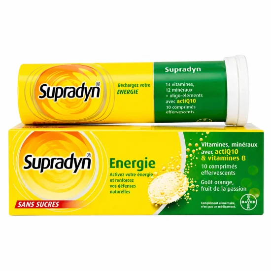 SUPRADYN ENERGIE EFFERVESCENTS 10 COMPRIMES