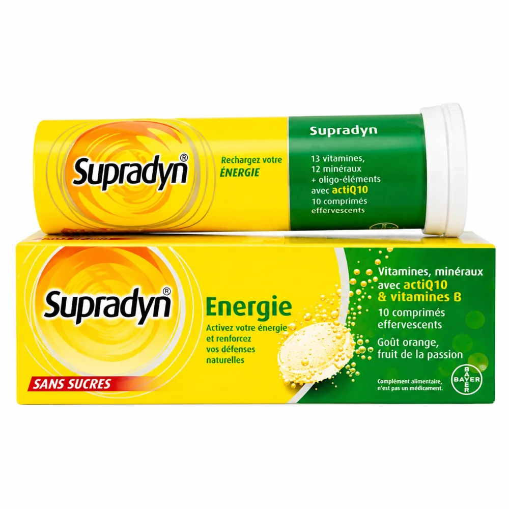 SUPRADYN ENERGIE EFFERVESCENTS 10 COMPRIMES