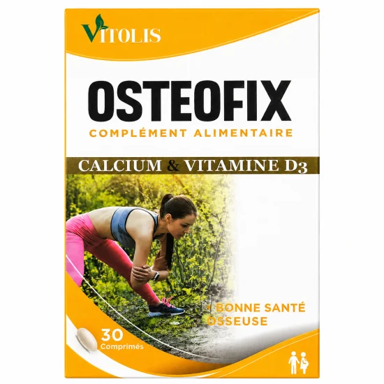 VITOLIS - OSTEOFIX CALCIUM ET VITAMINE D3 30 COMPRIMES