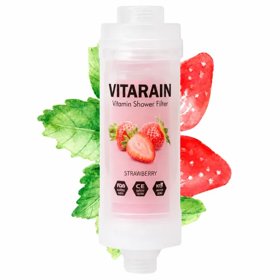 VITARAIN - FILTRE DE DOUCHE A LA VITAMINE FRAISE