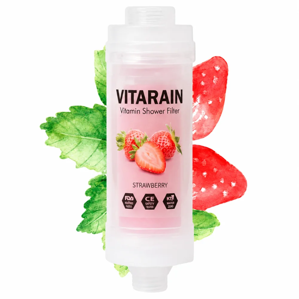 VITARAIN - FILTRE DE DOUCHE A LA VITAMINE FRAISE
