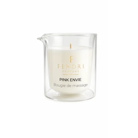 BOUGIE DE MASSAGE PINK ENVIE F FENDRI PARFUMS – BOUGIE PARFUMÉE HYDRATANTE