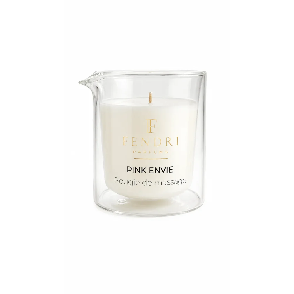 BOUGIE DE MASSAGE PINK ENVIE F FENDRI PARFUMS – BOUGIE PARFUMÉE HYDRATANTE