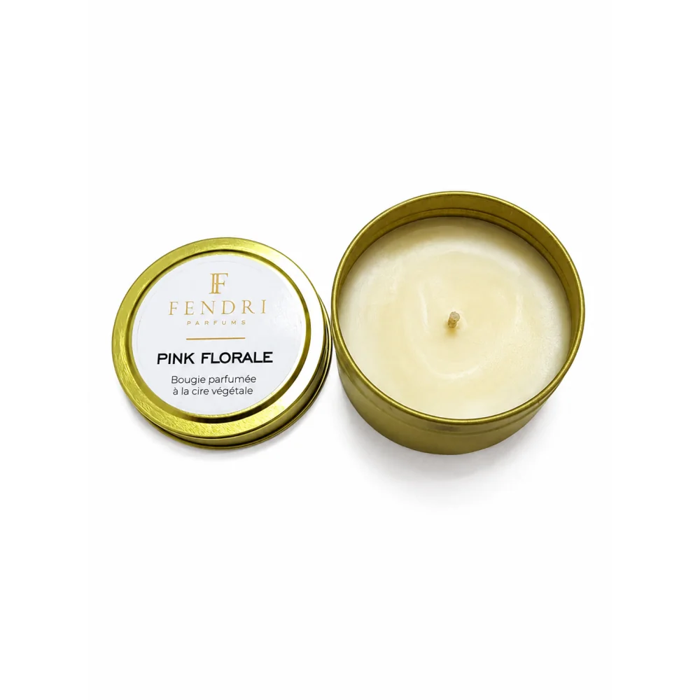 BOUGIE PINK FLORALE – F FENDRI PARFUMS | BOUGIE PARFUMÉE AUX NOTES FLORALES