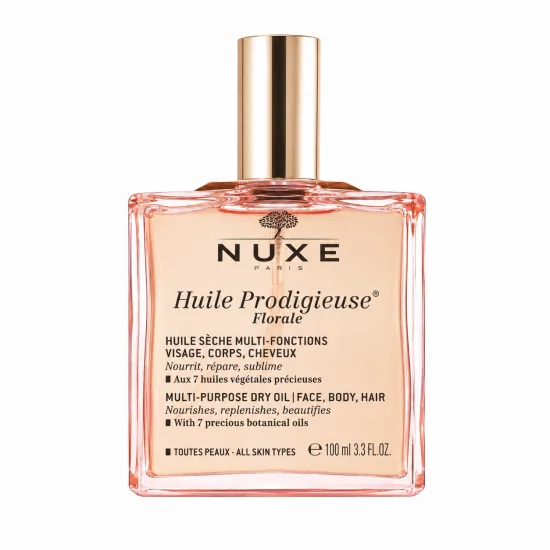 NUXE HUILE PRODIGIEUSE® FLORALE 100 ML – HUILE SÈCHE MULTI-FONCTIONS VISAGE, CORPS ET CHEVEUX