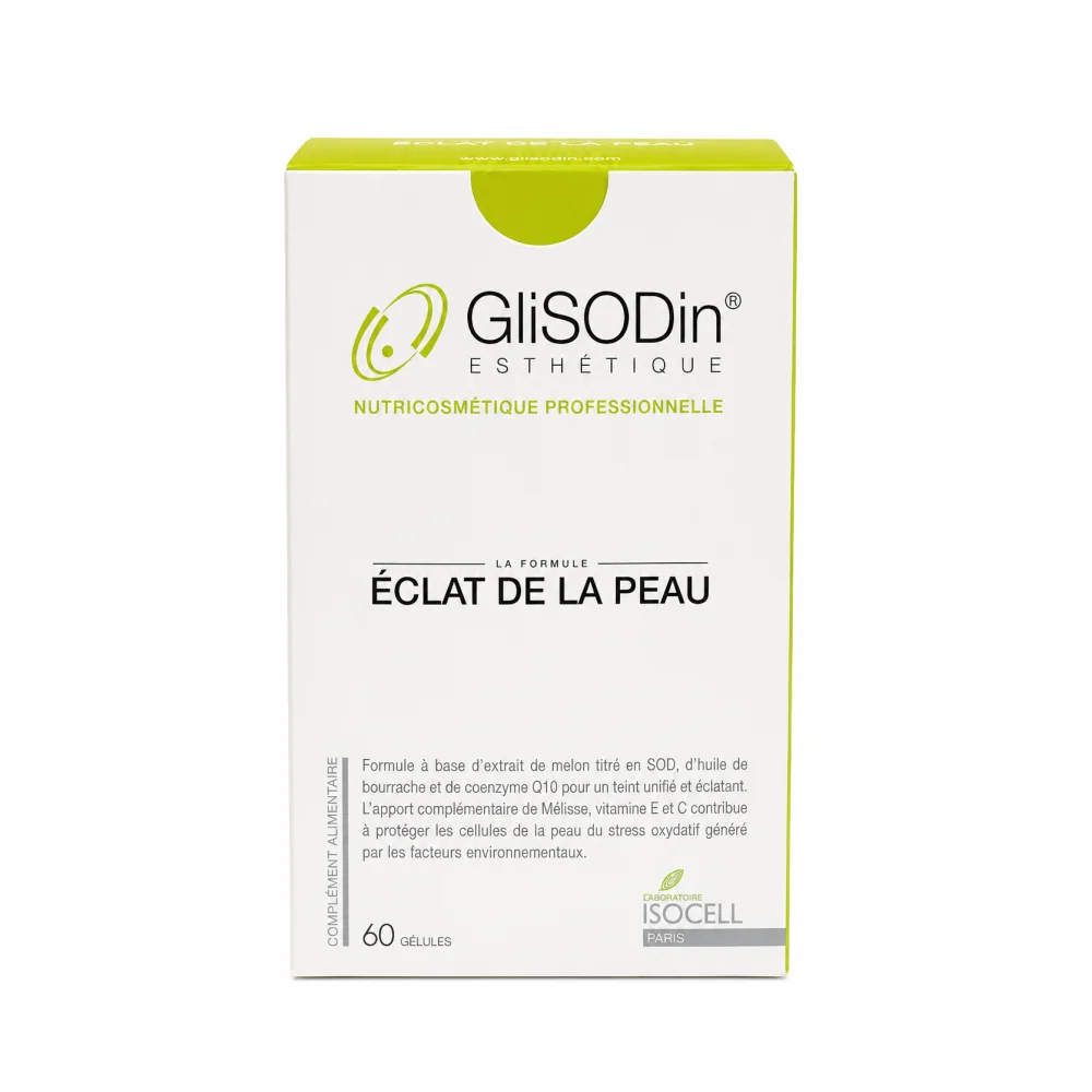GLISODIN ESTHÉTIQUE ÉCLAT DE LA PEAU 60 GÉLULES – COMPLÉMENT ALIMENTAIRE