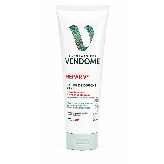 VENDÔME REPAR V+ BAUME DE DOUCHE 2 EN 1 PEAUX RÉACTIVES 200 ML