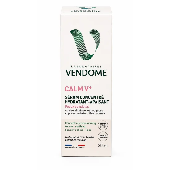 VENDÔME CALM V+ SÉRUM CONCENTRÉ HYDRATANT APAISANT 30 ML – Peaux Sensibles | Para Fendri