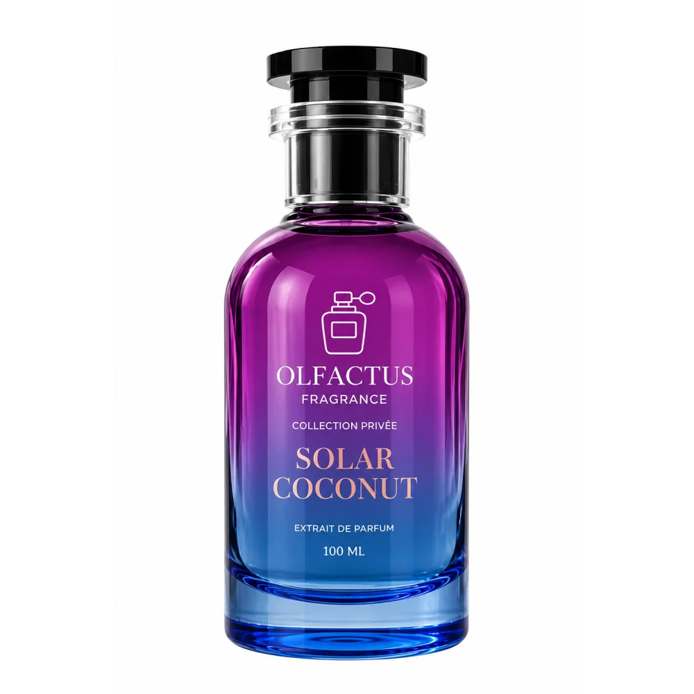 OLFACTUS SOLAR COCONUT EXTRAIT DE PARFUM 100 ML – PARFUM EXOTIQUE AUX NOTES DE COCO ET VANILLE