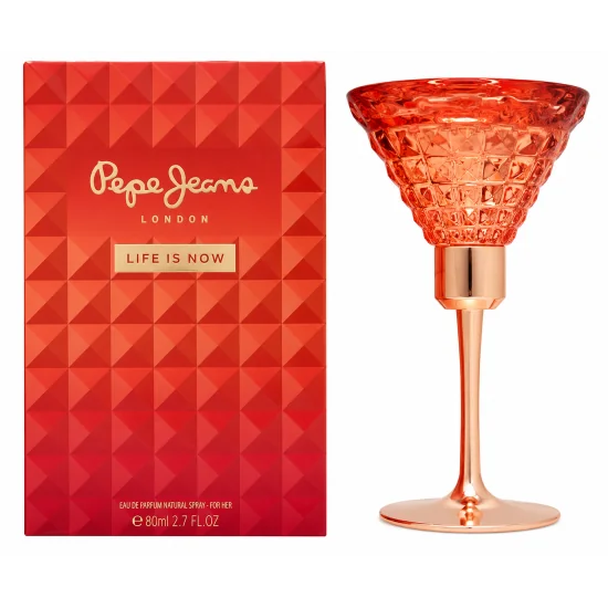 PEPE JEANS LIFE IS NOW FOR HER EAU DE PARFUM 80 ML – PARFUM FLORAL FRUITÉ GOURMAND
