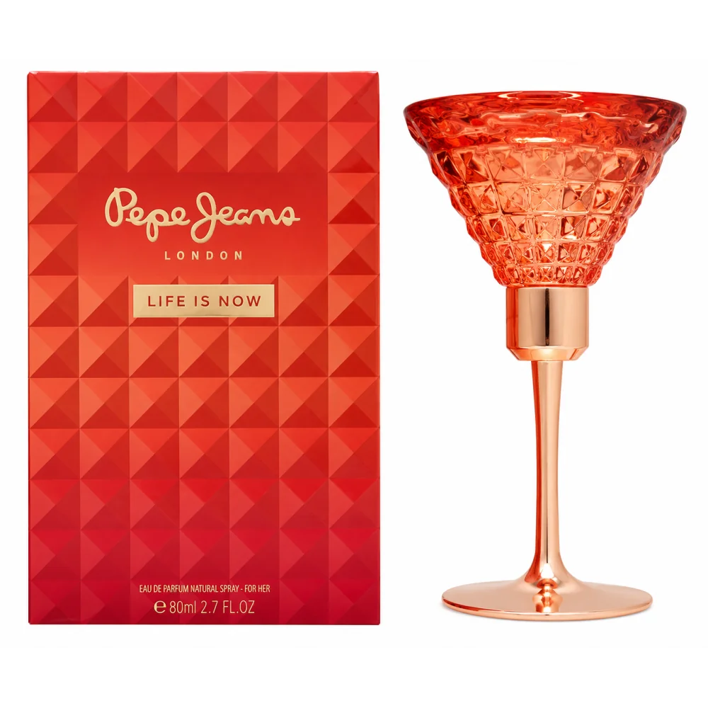 PEPE JEANS LIFE IS NOW FOR HER EAU DE PARFUM 80 ML – PARFUM FLORAL FRUITÉ GOURMAND