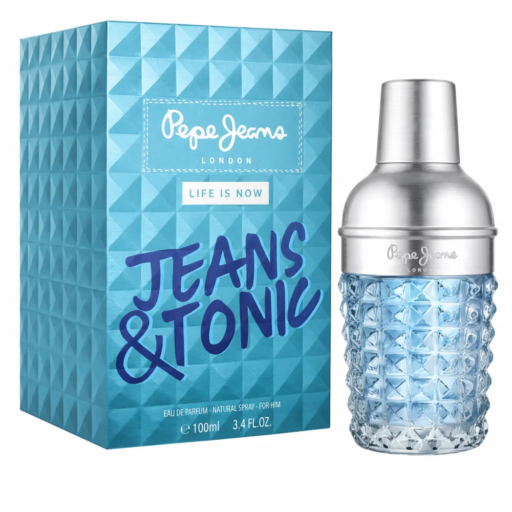 PEPE JEANS JEANS & TONIC FOR HIM EAU DE PARFUM 100 ML – PARFUM HOMME FRAIS AROMATIQUE