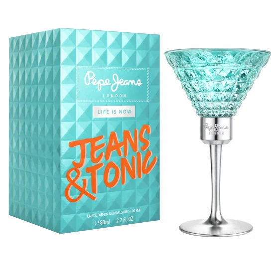 PEPE JEANS JEANS & TONIC FOR HER EAU DE PARFUM 80 ML – PARFUM FRAIS FLORAL