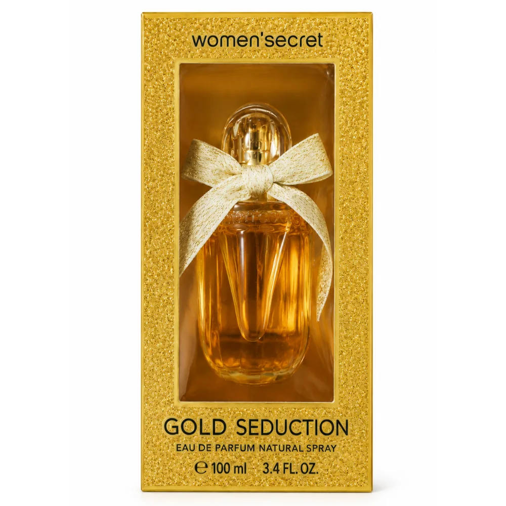WOMEN'SECRET GOLD SEDUCTION EAU DE PARFUM 100 ML – PARFUM FLORAL FRUITÉ