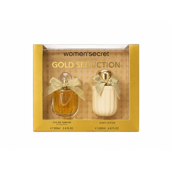 WOMEN'SECRET GOLD SEDUCTION COFFRET EAU DE PARFUM 100 ML + BODY LOTION 200 ML