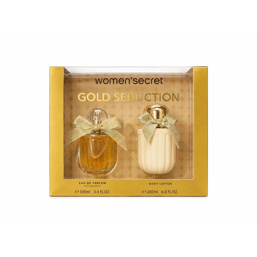 WOMEN'SECRET GOLD SEDUCTION COFFRET EAU DE PARFUM 100 ML + BODY LOTION 200 ML