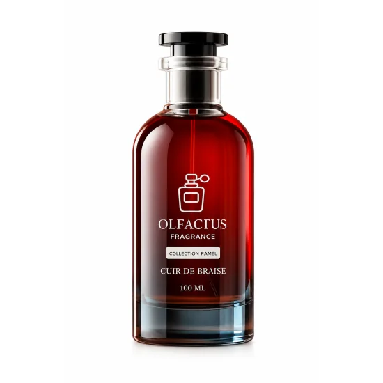 OLFACTUS Cuir de Braise Eau de Parfum 100 ml | Parfum Boisé Ambré & Épicé