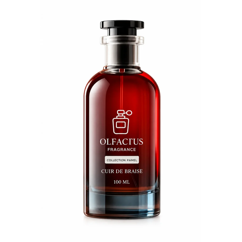 OLFACTUS Cuir de Braise Eau de Parfum 100 ml | Parfum Boisé Ambré & Épicé