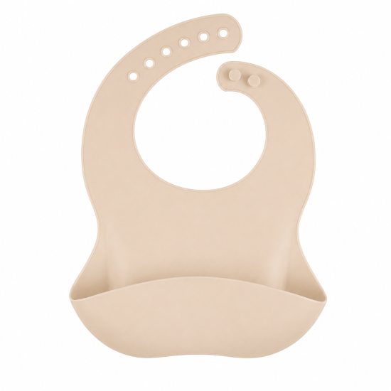CANPOL BABIES - BAVOIR SILICONE AVEC POCHE - CREME - 51/030