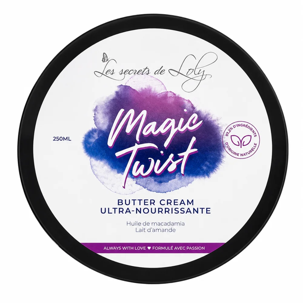LES SECRETS DE LOLY MAGIC TWIST - CRÈME COIFFANTE SANS RINÇAGE ULTRA NOURRISSANTE 250ML