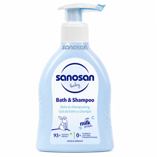 SANOSAN BABY - BATH & SHAMPOO 200ML