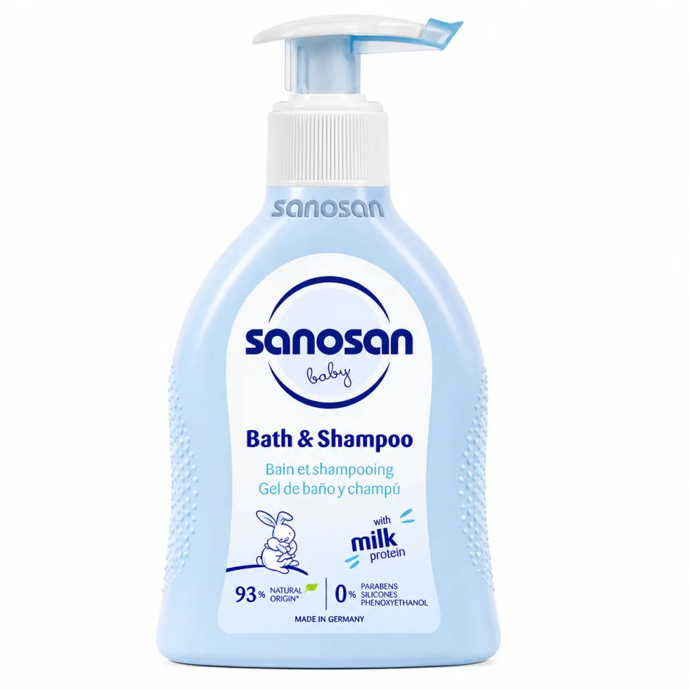 SANOSAN BABY - BATH & SHAMPOO 200ML