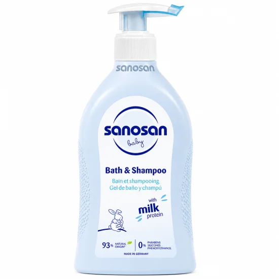 SANOSAN BABY - BATH & SHAMPOO 500ML