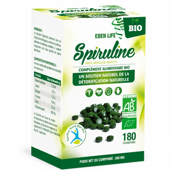 EDEN LIFE - SPIRULINE 180 Gélules