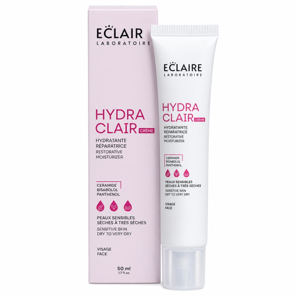 ECLAIRE HYDRACLAIR - CREME HYDRATANTE PEAUX SENSIBLES SECHES A TRES SECHES 50ML
