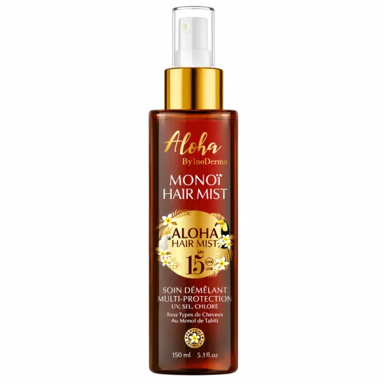 INODERMA ALOHA MONOI HAIR MIST SPF15 150 ML pour Beauté