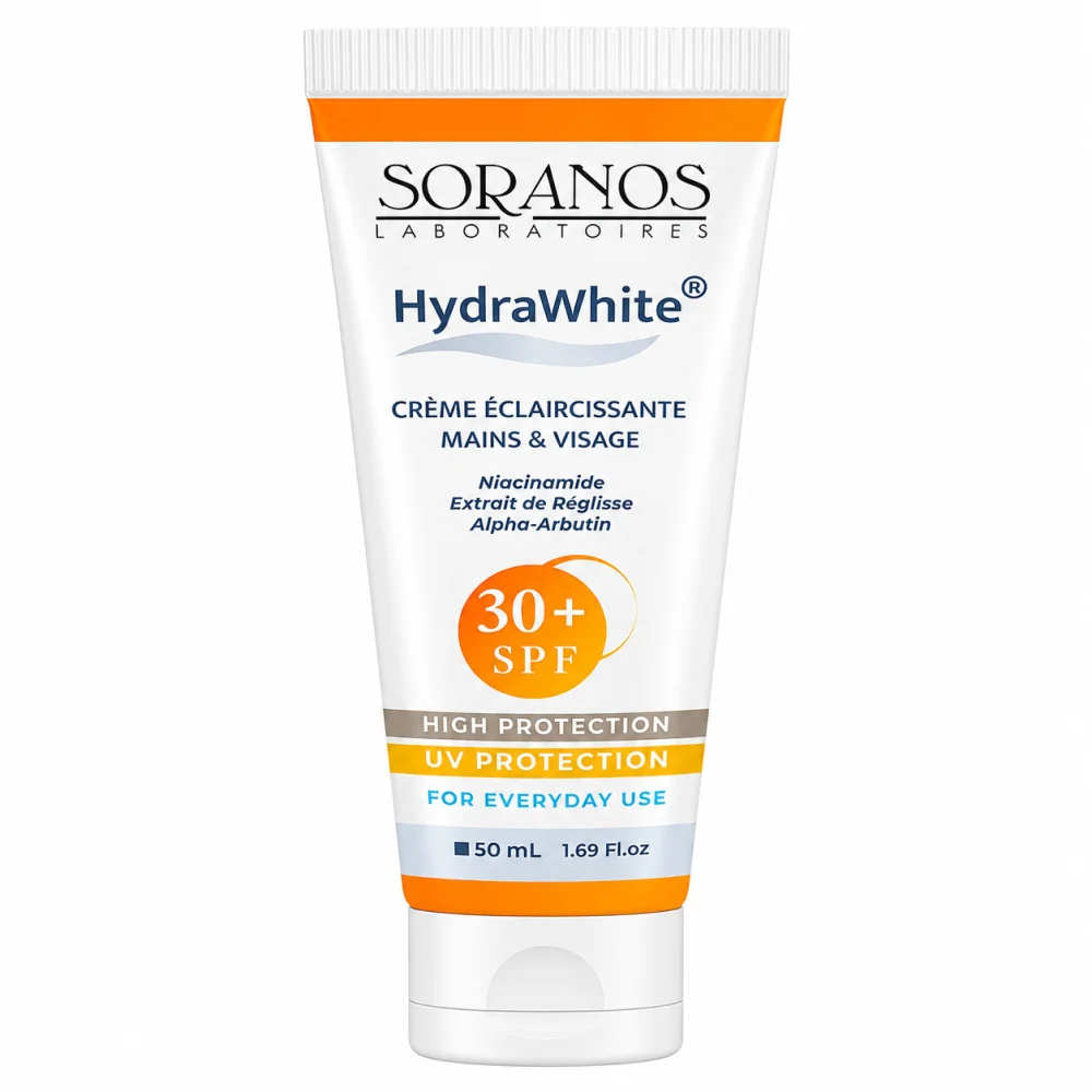 SORANOS HYDRAWHITE - CREME ECLAIRCISSANTE MAINS ET VISAGE SPF30+ 50ml