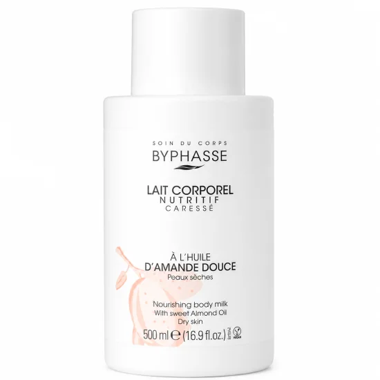 BYPHASSE - LAIT CORPOREL NUTRITIF A L'HUILE D'AMANDE DOUCE 500ML