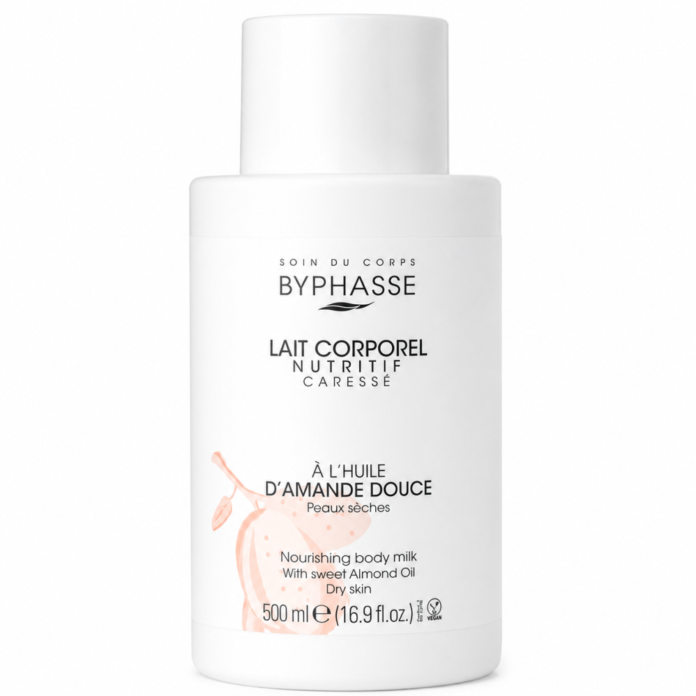 BYPHASSE - LAIT CORPOREL NUTRITIF A L'HUILE D'AMANDE DOUCE 500ML