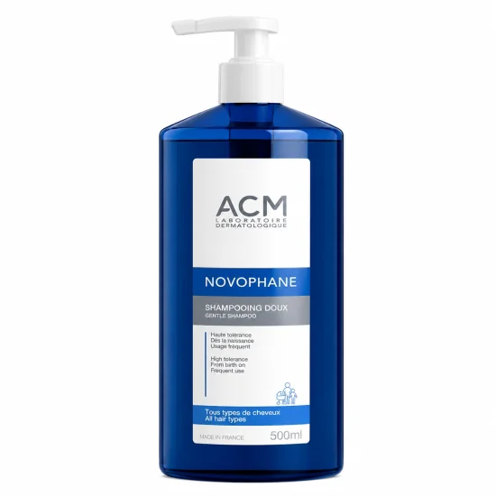 ACM NOVOPHANE - SHAMPOOING DOUX TOUS TYPES CHEVEUX 500ML