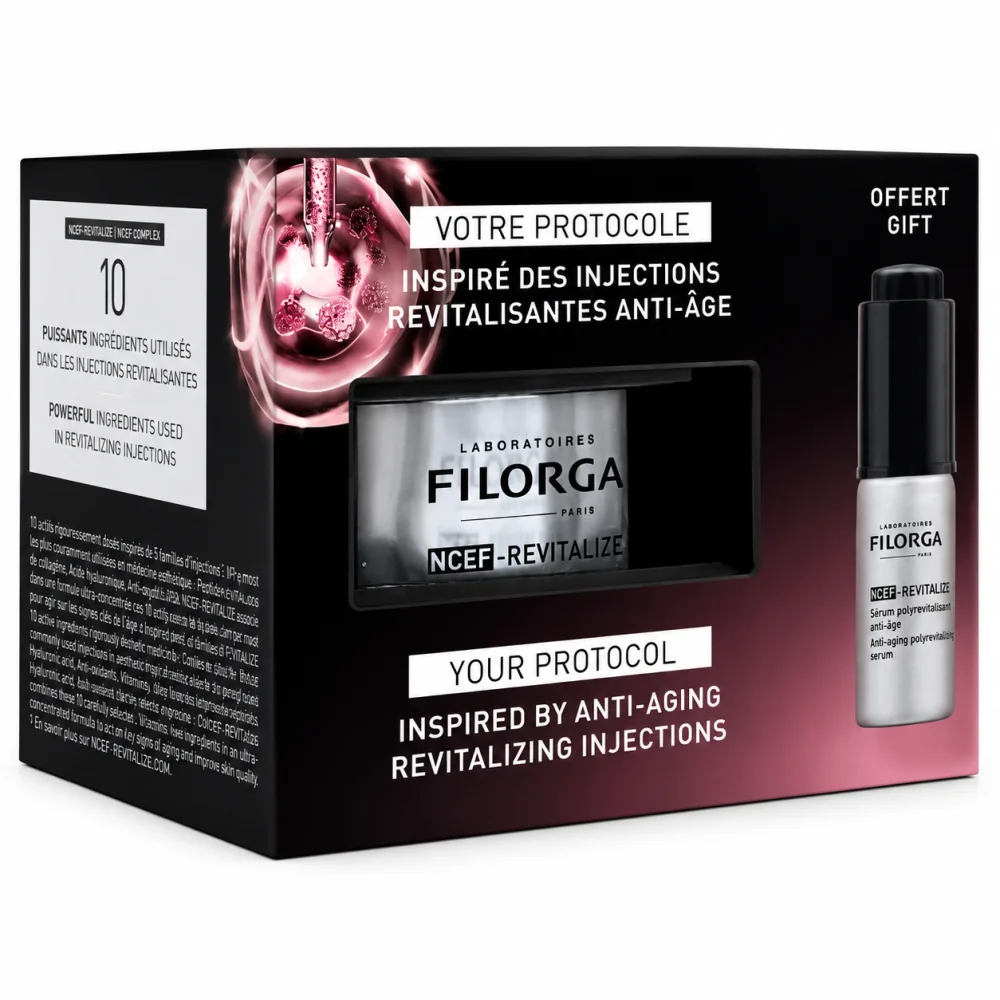 FILORGA - COFFRET : CREME NCEF-REVITALIZE+SERUM NCEF-REVITALIZE ANTI AGE 5ML OFFERT