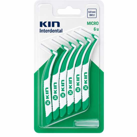 KIN - BROSSETTES INTERDENTAIRE MICRO 0.9MM 6 PIECES