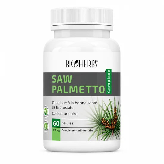 BIOHERBS - SAW PALMETTO COMPLEXE 60 GÉLULES