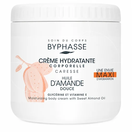 BYPHASSE - CREME HYDRA CORPS A L'AMANDE DOUCE 500 ML