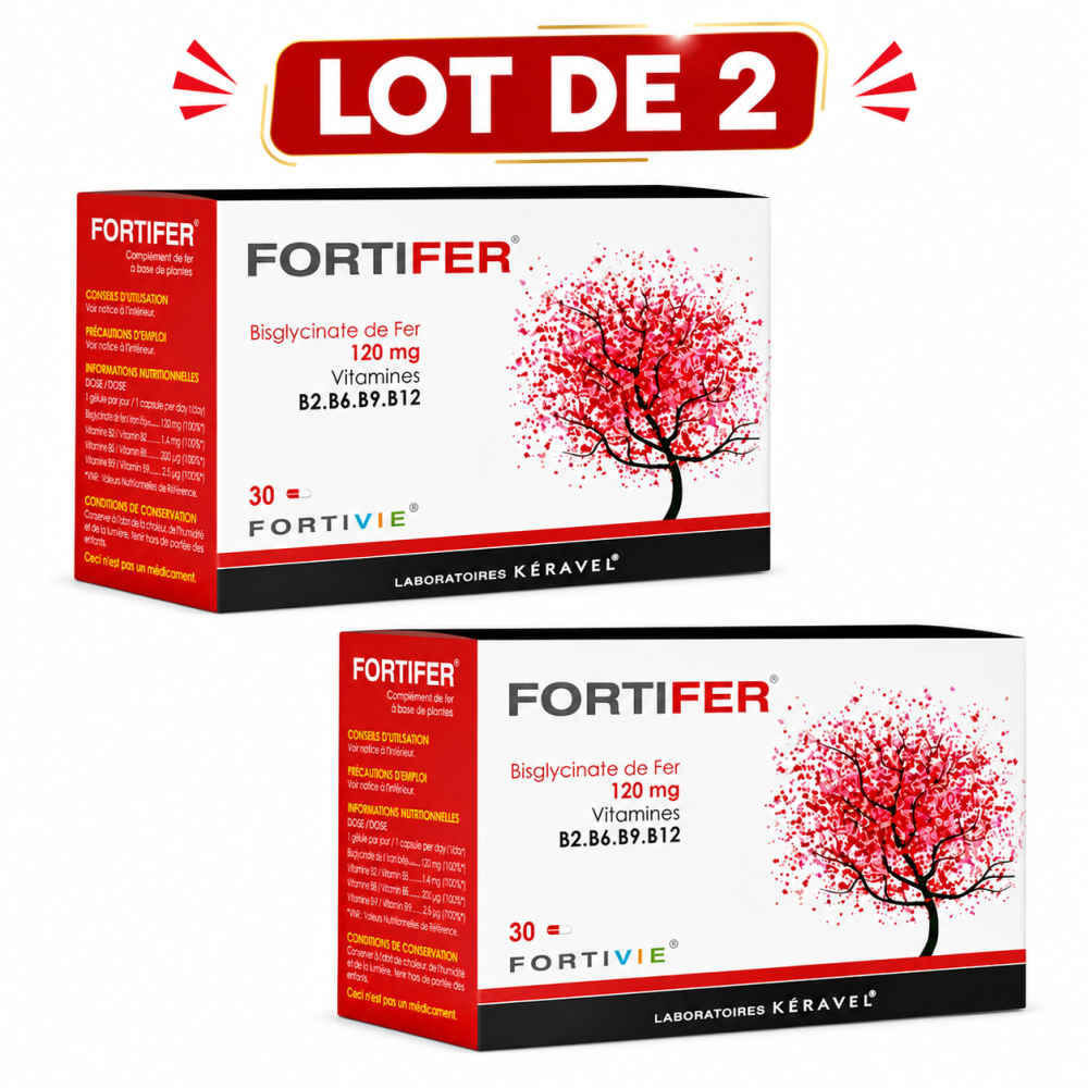 KERAVEL - LOT DE 2 FORTIFER 30 GELULES