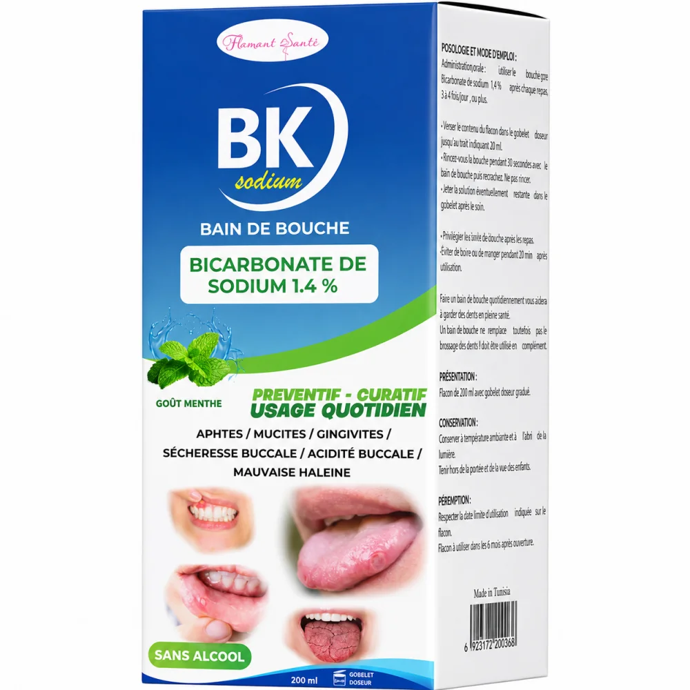 BK - BAIN DE BOUCHE 1.4% SODIUM 200ML