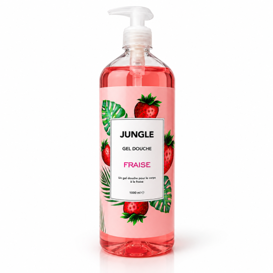 JUNGLE - GEL DOUCHE FRAISE 1L