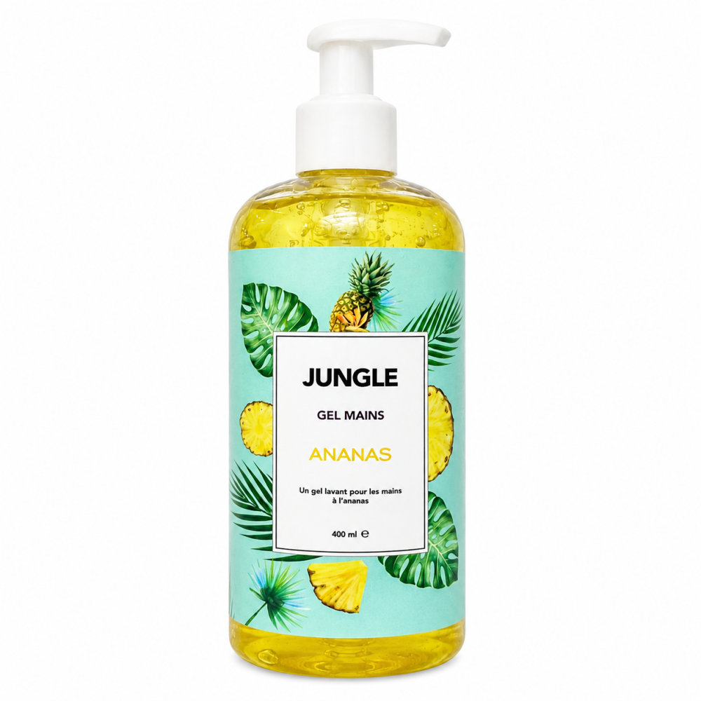 JUNGLE - GEL LAVANT MAINS ANANAS 400ML