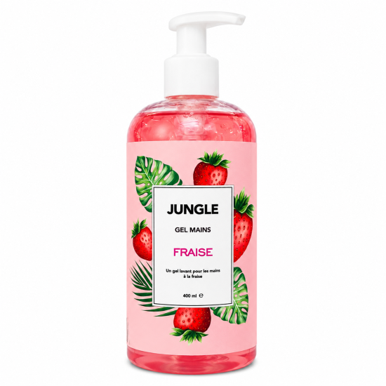 JUNGLE - GEL LAVANT MAINS FRAISE 400ML