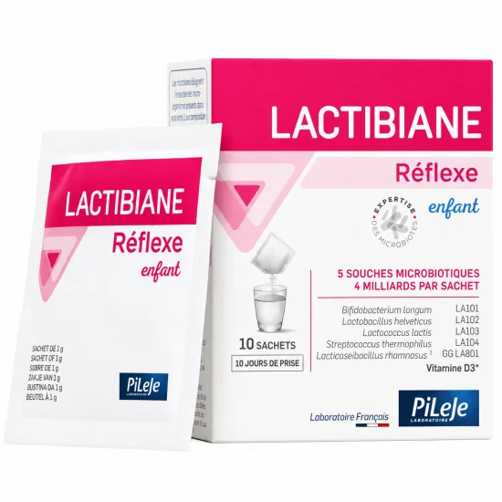 PILEJE LACTIBIANE - RÉFLEXE ENFANT 10 SACHETS