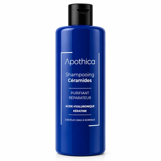 APOTHICA - SHAMPOOING CERAMIDES CHEVEUX GRAS À NORMAUX 400ML