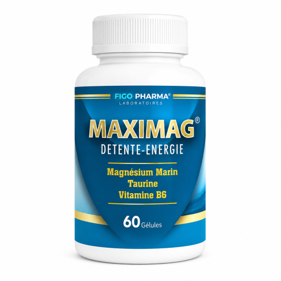 MAXIMAG DETENTE - ENERGIE  boite de 60gelules pour Compléments Alim...