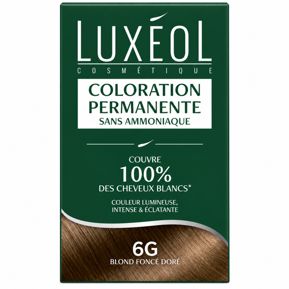 LUXEOL - COLORATION BLOND FONCE DORE 6G