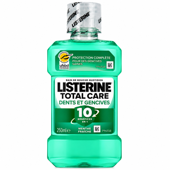 LISTERINE - BAIN DE BOUCHE PROTECTION DENTS ET GENCIVES 250ML