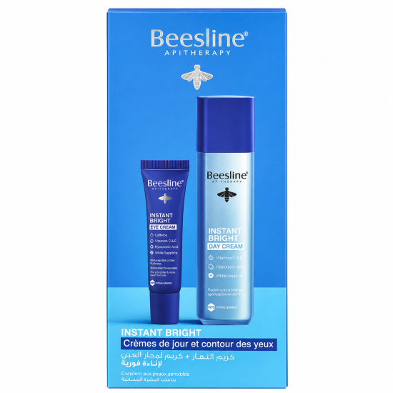 BEESLINE - COFFRET INSTANT BRIGHT : CRÈME DE JOUR 50 ML + CRÈME CONTOUR DES YEUX 15 ML
